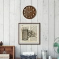thumbnail image 5 of Seiko QXA810BLH Wall Clock, Dark Brown, 5 of 5
