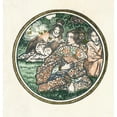 thumbnail image 2 of Lucien Pissarro 12x13 Gold Ornate Wood Frame and Double Matted Museum Art Print Titled - Three Japanese Women in a Garden (1911), 2 of 4