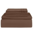 6 Piece Bed Sheet Set Hotel Luxury Ultra Soft Deep Pocket Bed Sheets 2100 Series