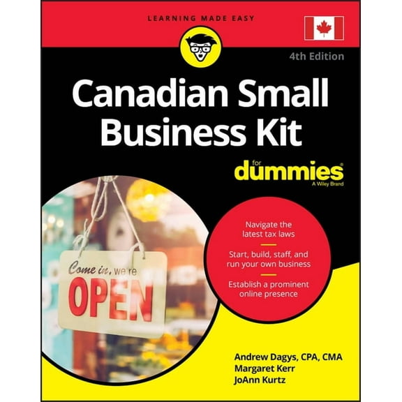 Canadian Small Business Kit for Dummies, (Paperback)