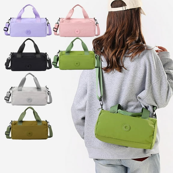 Hfnxid Small Gym Bag for Women,Waterproof Mini Gym Bag with Wet Bag,Small Duffle Bag for Workout Sport Travel Weekender