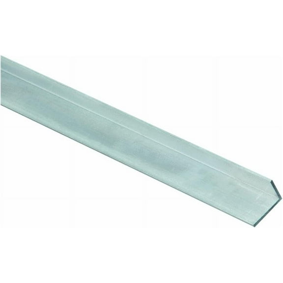 National Aluminum Solid Angle, 3/4" x 1/2" x 1/16" T, 36" L, for Motor Mounts