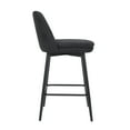 thumbnail image 5 of Homy Casa 26" Counter Height Bar Stools Set of 2, Upholstered Kitchen Island Chairs, 5 of 7