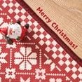 thumbnail image 5 of RUGKING Christmas Rug 2x3 Non Slip Washable Small Holiday Rug Snowflake Clover Printed Xmas Decor Doormat for Entryway Kitchen Bedroom Red on Ivory, 5 of 10