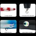 thumbnail image 4 of 20cm 185g Cebo 3D Simulación Cebo luminoso de madera Accesorios para exteriores (Negro) Sywqhk Para Estrenar, 4 of 4