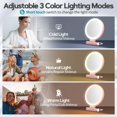 thumbnail image 2 of Espejo de Aumento B Beauty Planet 30X con Luz, Oro Rosa, 2 of 7