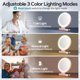 thumbnail image 2 of Espejo de Aumento B Beauty Planet 30X con Luz, Oro Rosa, 2 of 7