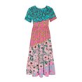 thumbnail image 5 of Fankiway Robe d'Été Décontractée à Manches Courtes Col Rond Décontractée Fluide à Étages Robe de Plage avec Poches Robe à Imprimé Dégradé Robes Grande Taille pour Femmes Rondes Robes de Printemps pour Femmes 4597, 5 of 5