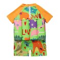 thumbnail image 5 of JUMEYU Toddler Float Swimsuit Kids Boys Girls Floatation Swimsuit with Adjustable Buoyancy Baby Float Suit Swim Vest One Piece Swimwear Bathing Suit 4T 5T (Orange,4-5 Years), 5 of 8