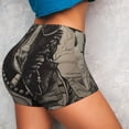 thumbnail image 4 of Honeii Vintage Ram Pilot Print Women's Workout Shorts, Gym Shorts for Active Wear, Sports Shorts,Women's Running Shorts,Quick Dry Athletic Shorts-Large, 4 of 8