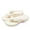 White, variant on Unisex Thong Flip Flops Eva Thick Sole Non Slip Indoor Outdoor Beach Home Spring Summer Lightweight Comfortable Shoes,Black