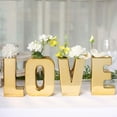thumbnail image 2 of Efavormart 6" Shiny Gold Plated Ceramic Letter "T" Sculpture Flower Vase, Bud Planter Pot Table Centerpiece, 2 of 9