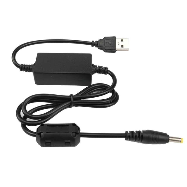 Cargadores de cables de carga de intercomunicador USB negros para radios Yaesu VX-8R VX-8DR VX-8GR FT1DR FT2DR FT1XDR FT-817 VX-5R Vogacara TX0681-00