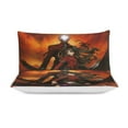 thumbnail image 3 of Fate Stay Night Anime Home Bed 3-piece Set, Classic Japanese Anime Polyester Wash Student Dormitory Set, 3 of 5