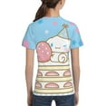 thumbnail image 5 of Sanrio Cinnamoroll Kids T-Shirt 3d Printed Graphic T-Shirts Boys And Girls Short Sleeve Shirts For Youth Kids X-Small, 5 of 6