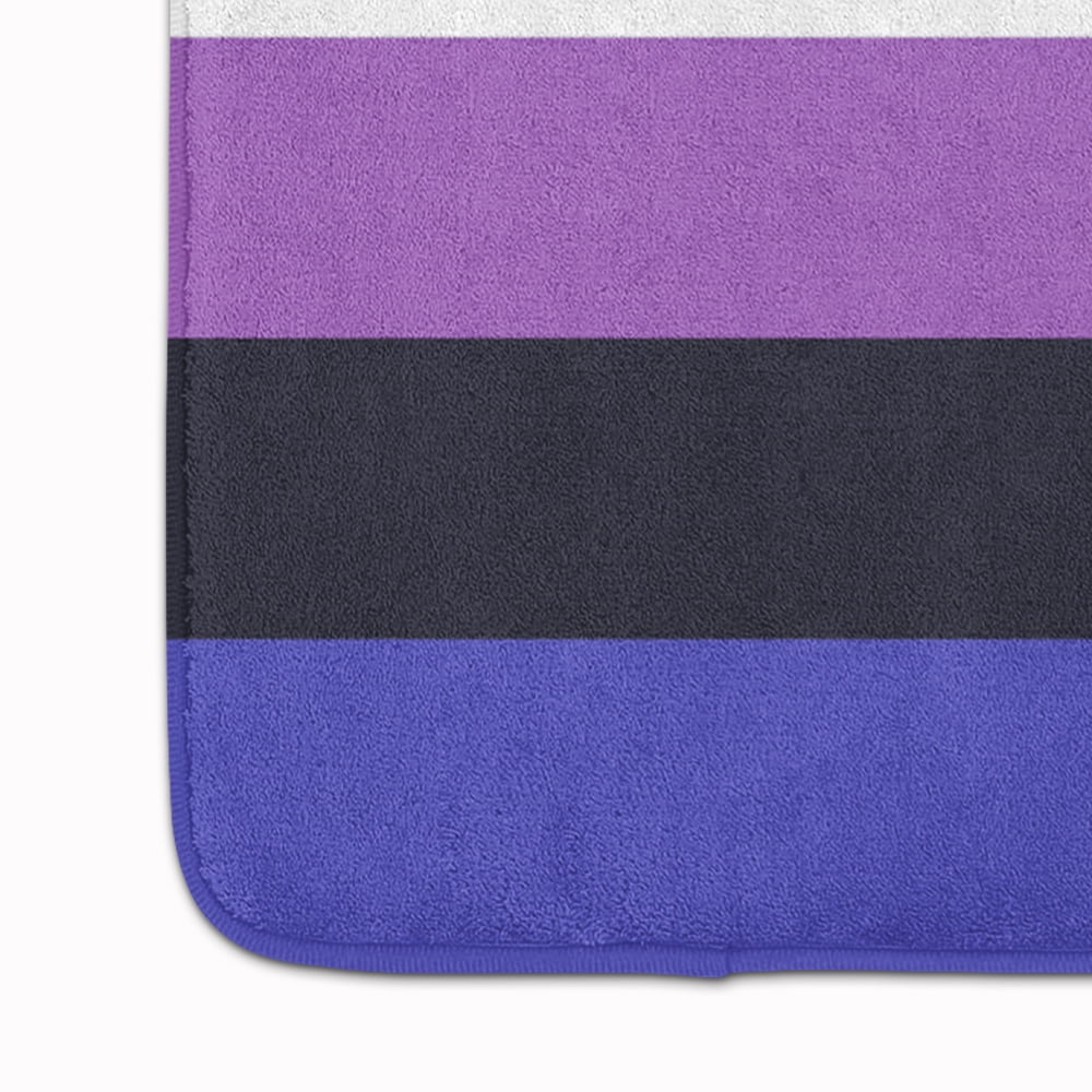 Genderfluid Pride Machine Washable Memory Foam Mat