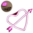 thumbnail image 3 of Luz De Neón En Forma De Corazón, Letrero De Neón Led, Decoración De Pared De Neón Romántica, Lámpara De Noche De Neón Alimentada Por Usb/Batería Para Dormitorio De Fiesta De Boda Minnieouse HA016642-00, 3 of 7