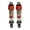 Red, variant on Yajisi 2 Pcs 76mm RC Car Hydraulic Shock Absorber Aluminium Alloy Oil Damper for SCY 1/16 RC Car Blue (2.99 inches / 76 mm)