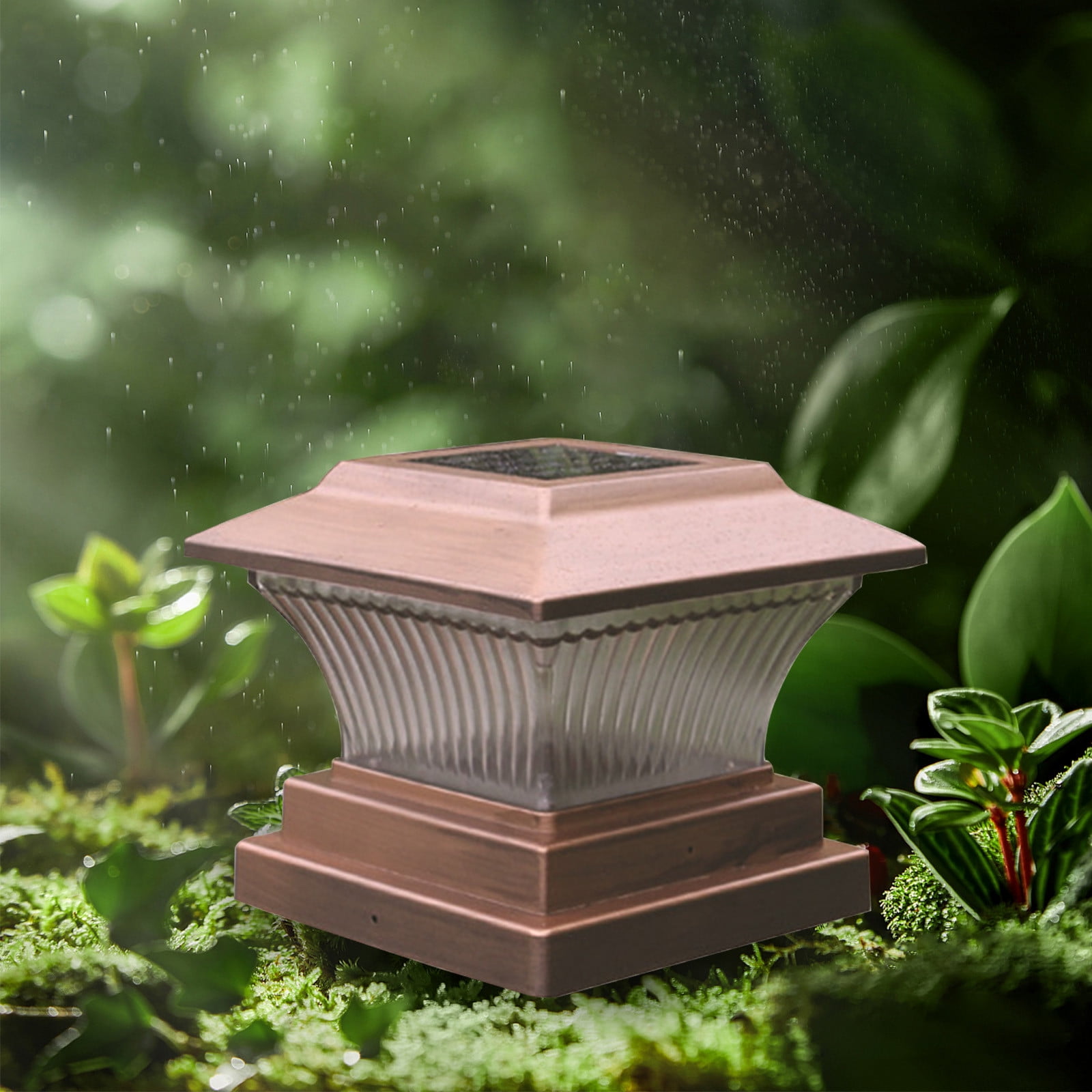 Solar Post Lights, Outdoor Fence Cap Light, Patio Garden Decoration, Light-Controlled Induction, Perfect for Gate and Staircase Lighting