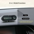 thumbnail image 3 of POINTERTECK LCD Screen Clock Thermometer Car Auto Digital LED Electronic Time Watch with Backlight Vehicle Supplies, 3 of 8