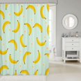 thumbnail image 2 of Kids Banana Bathroom Shower Curtain Set Cute Fruit Bath Curtain Boys Girls Kawaii Cartoon Fruit Shower Curtain Tropical Fruit Teens Bathroom Accessories Room Decor 72"x72", 2 of 6