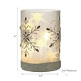 thumbnail image 2 of Christmas Led Glass Stand Gem Snowflake 5", 2 of 3