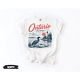 thumbnail image 3 of Lake Ontario Graphic T-shirt Lake Ontario Shirt Great Lakes Apparel Loon Bird Design Tee Vintage Travel Tee, 3 of 8