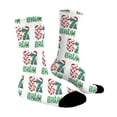 thumbnail image 4 of Stockings 67 Cute Printed Baseball Crew Socks Fun Patterned Knee High Socks Soft Comfortable Casual Socks For Daily Wear & Sports Polyester Long Socks, 4 of 5