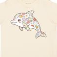 thumbnail image 4 of Inktastic Cute Flowered Dolphin Girls Toddler T-Shirt, 4 of 5