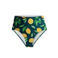thumbnail image 7 of Tdoqot Womens Bikini Sets- Adjustable Straps 2 Piece Swimsuit Scoop Neck High Waisted Floral Bottoms Bathing Suits Yellow Size L, 7 of 7
