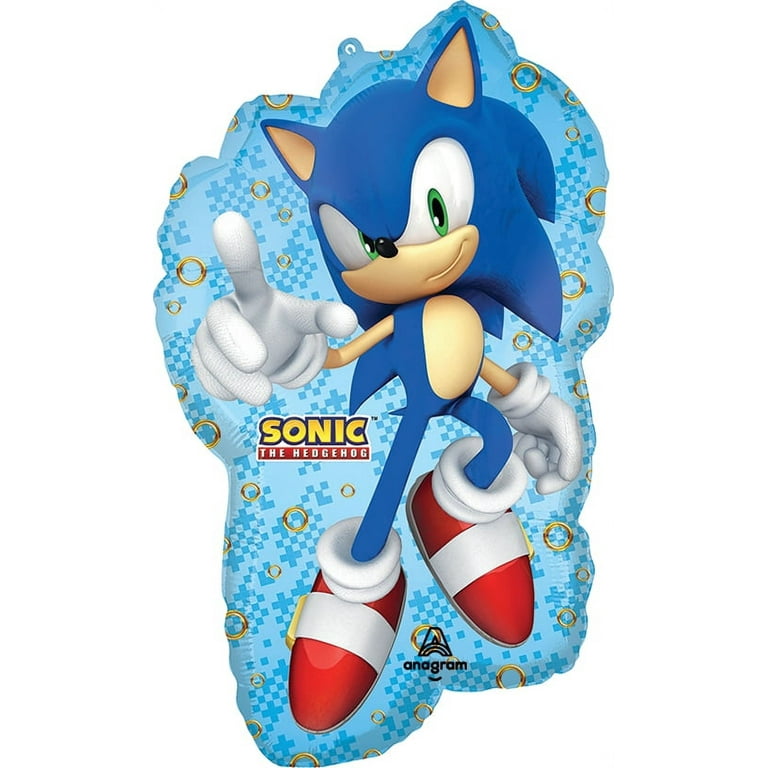 Sonic Party Supplies Foil Globlos Latex Balloons Kit Sonic the Hedgehog  Birthday Decorations 32'' Number Ballloons Decor Gifts - AliExpress