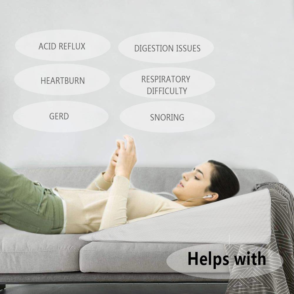 Ktaxon Washable Foam Bed Wedge Acid Reflux Pillow Back Leg bed wedge acid reflux pillow back leg