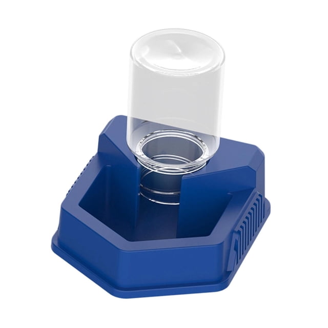 Comedero para reptiles, resistente, para mascotas, adorno, fácil limpiar, regalo, dispensador agua portátil para serpientes, geckos y tortugas. Azul