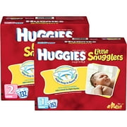 HUGGIES - Supreme Little Snugglers Diapers (sizes 1, 2)