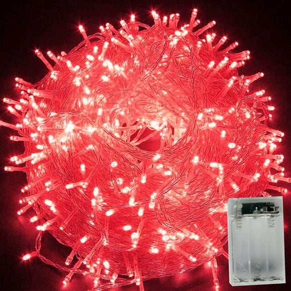 LED Fairy Lights, 10M 80LED Indoor Twinkle Fairy Lights Outdoor Rope Fairy String Lights Battery for Party, Wedding, Chirstmas Tree, Patio,Decoration