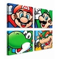 thumbnail image 4 of Set Nintendo Super Mario Bros 4 Cuadros En Tela Canvas Listos Para Colgar Tintas No Toxicas, 4 of 4
