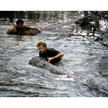 Steve McQueen in rapids prison break scene Nevada Smith 8x10 inch photo