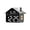 White, variant on Beforeyayn LED Alarm Clock House Shaped, decorative alarm clock for living room shelf accent Homeowners