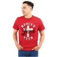 thumbnail image 3 of Rescue Team Jesus Cross Christian Men's Graphic T Shirt Tees Brisco Brands S, 3 of 6