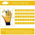 thumbnail image 6 of FEISHDEK Kids Leather Work Gloves, Touchscreen Reflective Breathable Safety Gloves(Red, Xmall, Age3-6), 6 of 7
