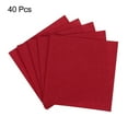 thumbnail image 3 of Soft Felt Sheets Fiber Craft Sheets Dark Red 4 x 4 40 Pcs, 3 of 6