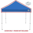 thumbnail image 1 of King Canopy INAT8BL 8 x 8 ft. Universal Instant Pop-Up Replacement Cover with Hook & Loop Inside Perimeter Valance, Blue, 1 of 1