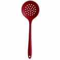 thumbnail image 1 of Slotted Spoon, Heatproof Skimmer Strainer Slotted Spoon, Seamless One-Piece Non-Stick Cooking Silicone Scoop Ladle with Ergonomic Handle for filter Vegetable, Pasta and More, 1 of 8
