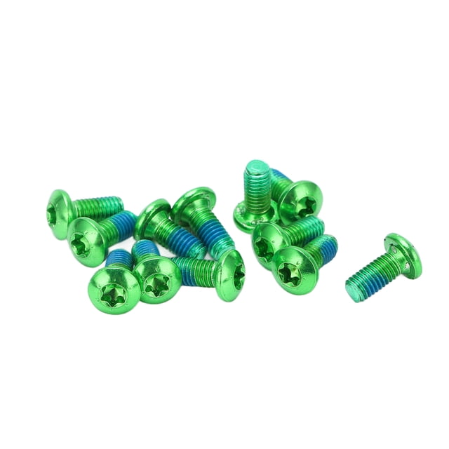 Bike Disc Brake Rotor , Durable Universal High Strength Disc Rotor Alloy For Mountain Bike Red, 12 Pcs/set,Blue, 12 Pcs/set,Green, 12 Pcs/set,Golden, 12 Pcs/set,Purple, 12