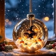 thumbnail image 6 of sruoe Halloween Mini Scene Bauble, Pumpkin Witch Clear Ornament, Halloween Home Decor, Halloween Indoor Decor for Mantel Porch Wall, 6 of 6