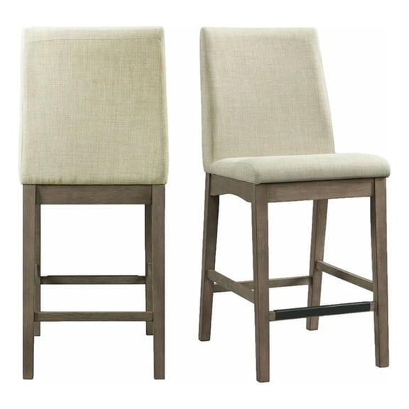 Picket House Furnishings Simms Counter Side Chair in Grey