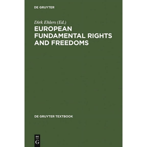de Gruyter Textbook European Fundamental Rights and Freedoms, (Hardcover)
