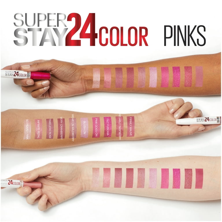 Maybelline SuperStay 2-Step On Goes Liquid 24 Pink Lipstick