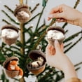 thumbnail image 7 of CPHDW7 Woodland Animal Christmas Decor, Acrylic Rustic Hanging Ornaments, Cozy Forest Creatures Tree Pendants for Vintage Holiday Home Wreaths Tabletop, 7 of 7