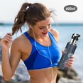 thumbnail image 5 of Yayeee 33oz Insulated Water Bottle Double Wall Stainless Steel with Flip Straw Lid, Starry Fireworks Pattern, 5 of 7